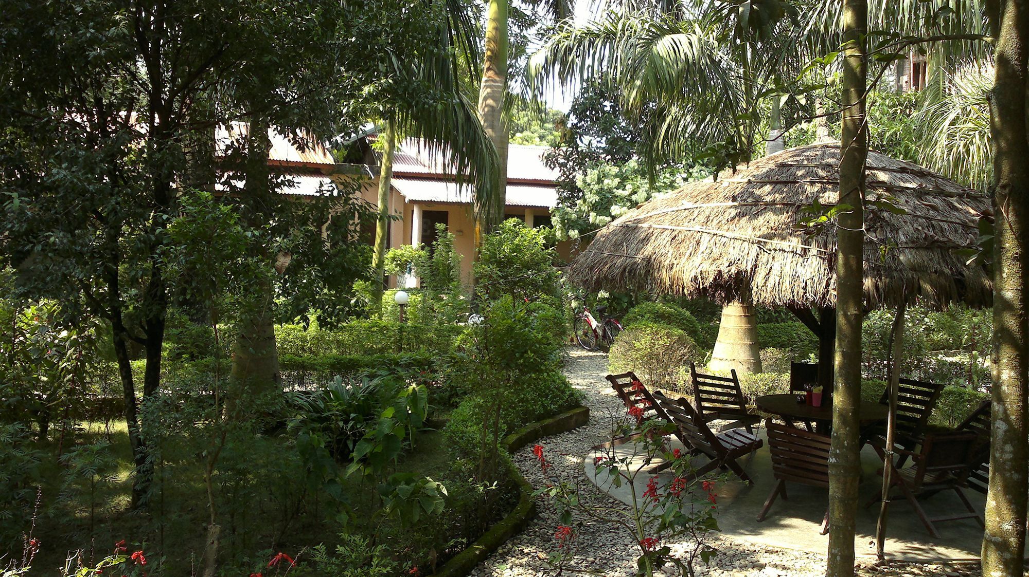 Hotel Ama Garden Sauraha Exteriér fotografie