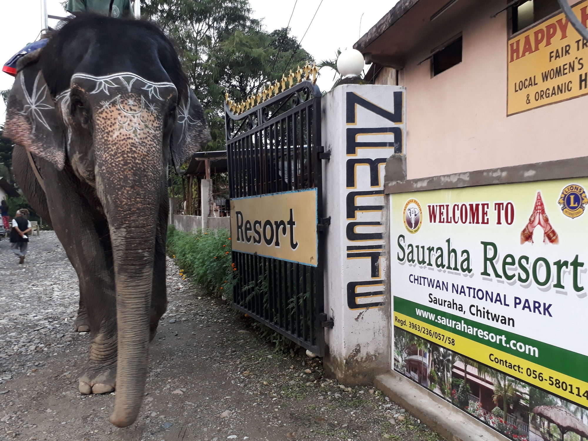 Hotel Ama Garden Sauraha Exteriér fotografie